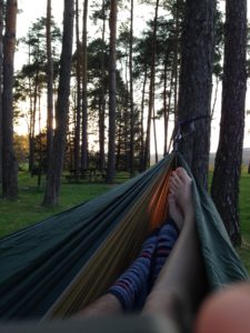 Hammocking in Coopers Rock is very common and welcome! A lot of campers simply sleep in their hammocks!