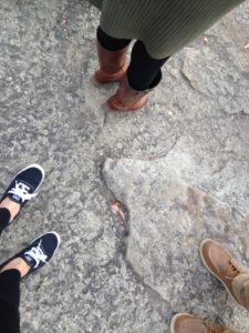 It't not too often you see rocks this big in the city!